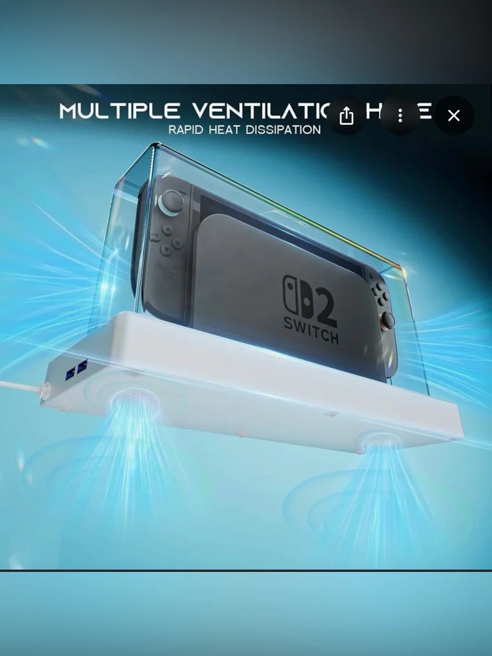 LED RGB Dust Cover Bundle for Nintendo Switch 2